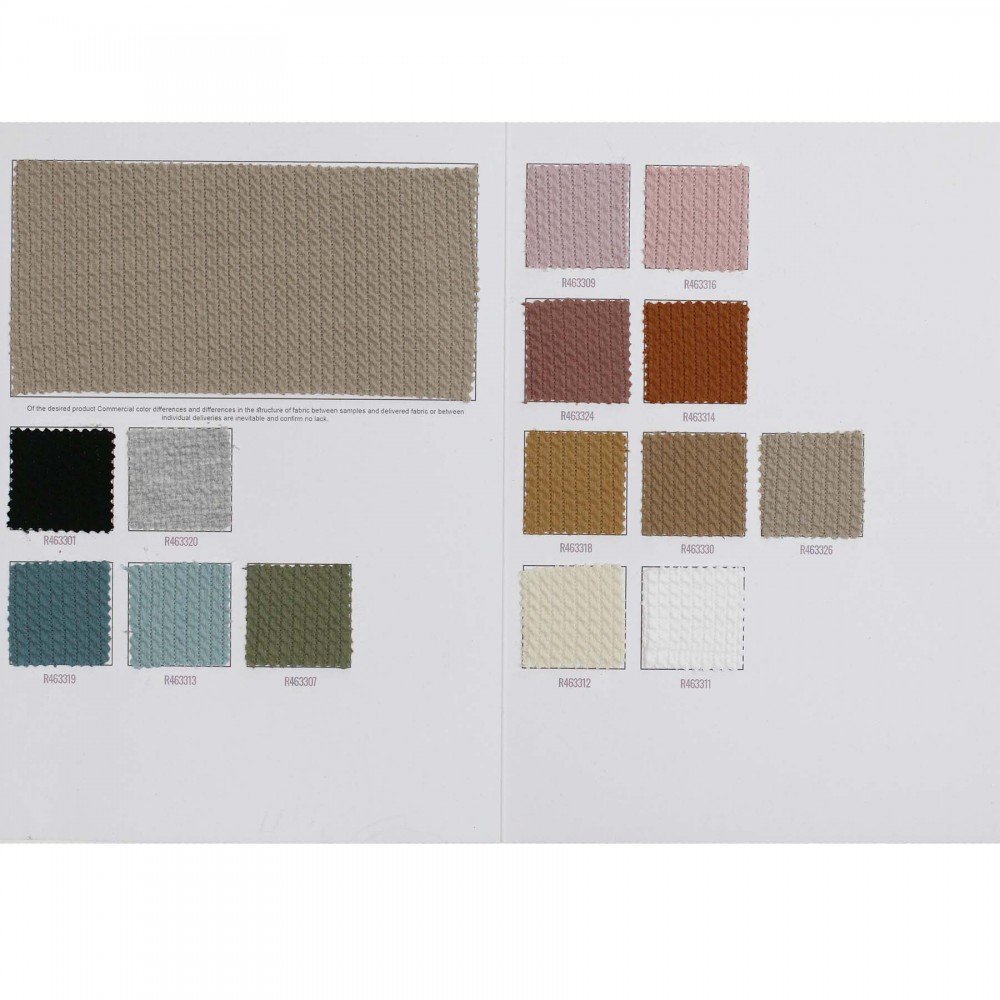 Mini Cable Jersey Fabric Sample Card Mini Cable Jersey Fabric Sample Card - (Jersey Fabrics)