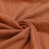 Dzianina Jersey Pointelle (Paski) Koniak