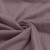 Pointelle Jersey Stof (Strepen) Oud Mauve