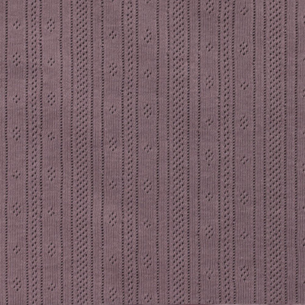 Tessuto A Maglia Pointoille (Strisce) Mauve Antico Tessuto A Maglia Pointoille (Strisce) Mauve Antico - (Jersey Tessuti)