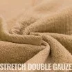 Stretch Musselin Stof Kamel - (Dekorationsstoffer)