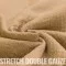 Tessuto Mussola Doppia Garza Stretch Cammello - (Deco Tessuti)