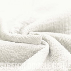 Tissu Double Gaze Stretch Écru Tissu Double Gaze Stretch Écru