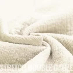 Tessuto Mussola Doppia Garza Stretch Naturel Tessuto Mussola Doppia Garza Stretch Naturel