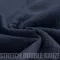 Stretch Musselin Stoff Marine - (Dekostoffe)
