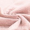 Tissu Double Gaze Stretch Nude Rose - (Tissus Deco)