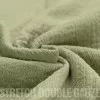 Stretch Double Gauze Fabric Olive