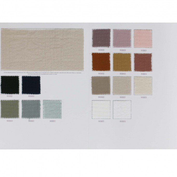 Stretch Hydrofiel Stof Kleurenkaart  - (Decoratiestoffen)