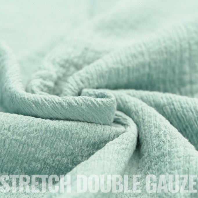 Stretch Hydrofiel Stof Zeegroen - (Decoratiestoffen)