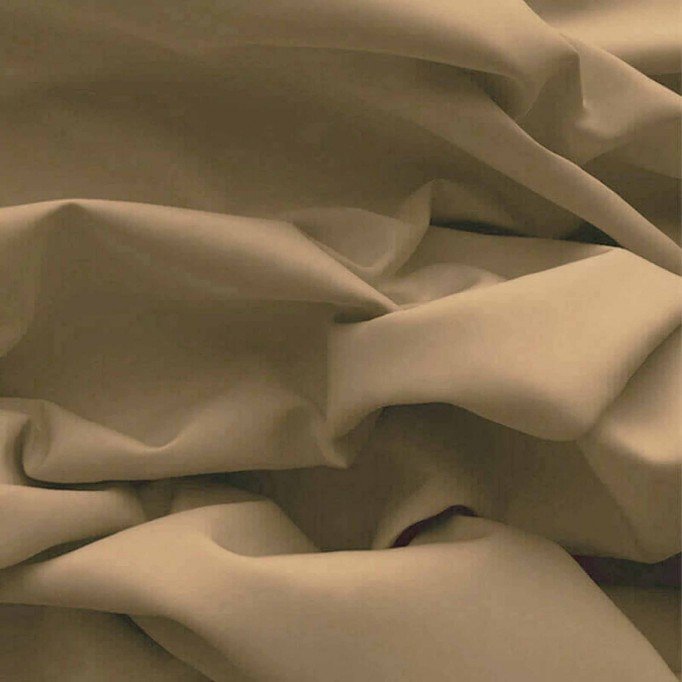 Poplin Cotton Fabric Cacao - (Poplin Cotton Fabric)