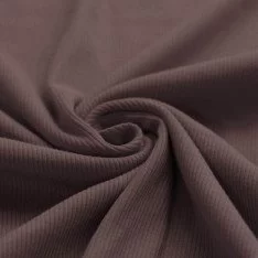 Rib Jersey Strikstof Mørk Mauve Rib Jersey Strikstof Mørk Mauve