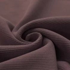Vaffel Jersey Strikstof Mørk Mauve