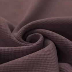 Tessuto Jersey Di Waffle Piqué Malva Scuro Tessuto Jersey Di Waffle Piqué Malva Scuro