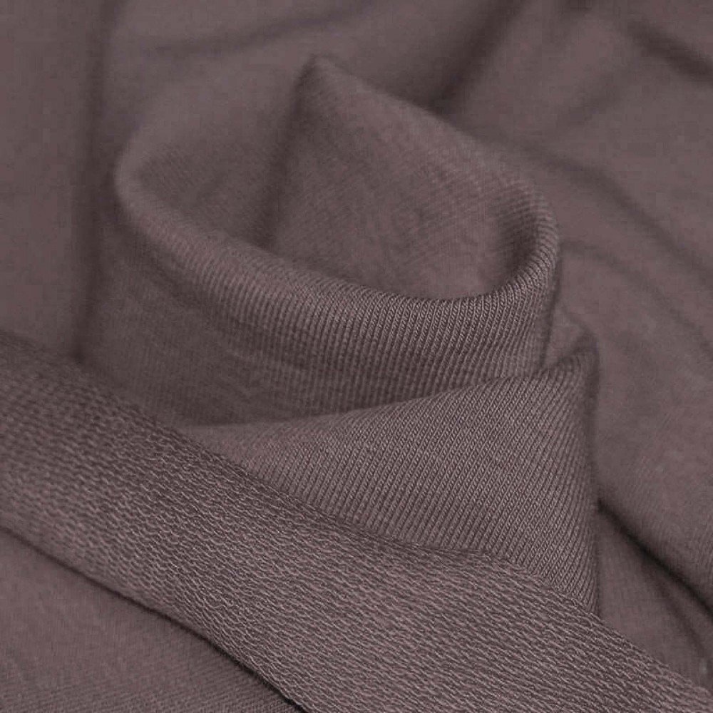 French Terry Mørk Mauve