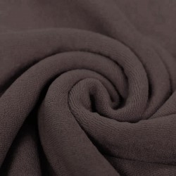 Tissu Jersey Éponge Mauve Foncé