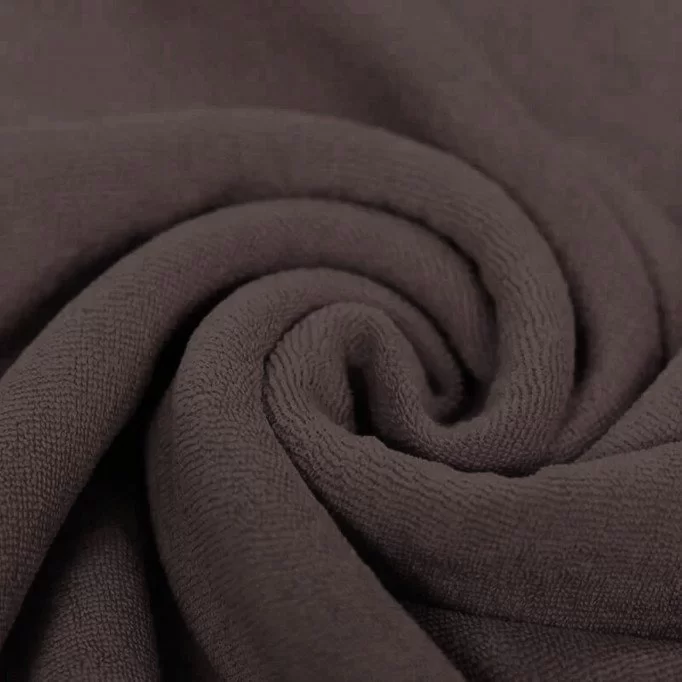 Tissu Jersey Éponge Mauve Foncé - (Tissu Jersey Éponge)