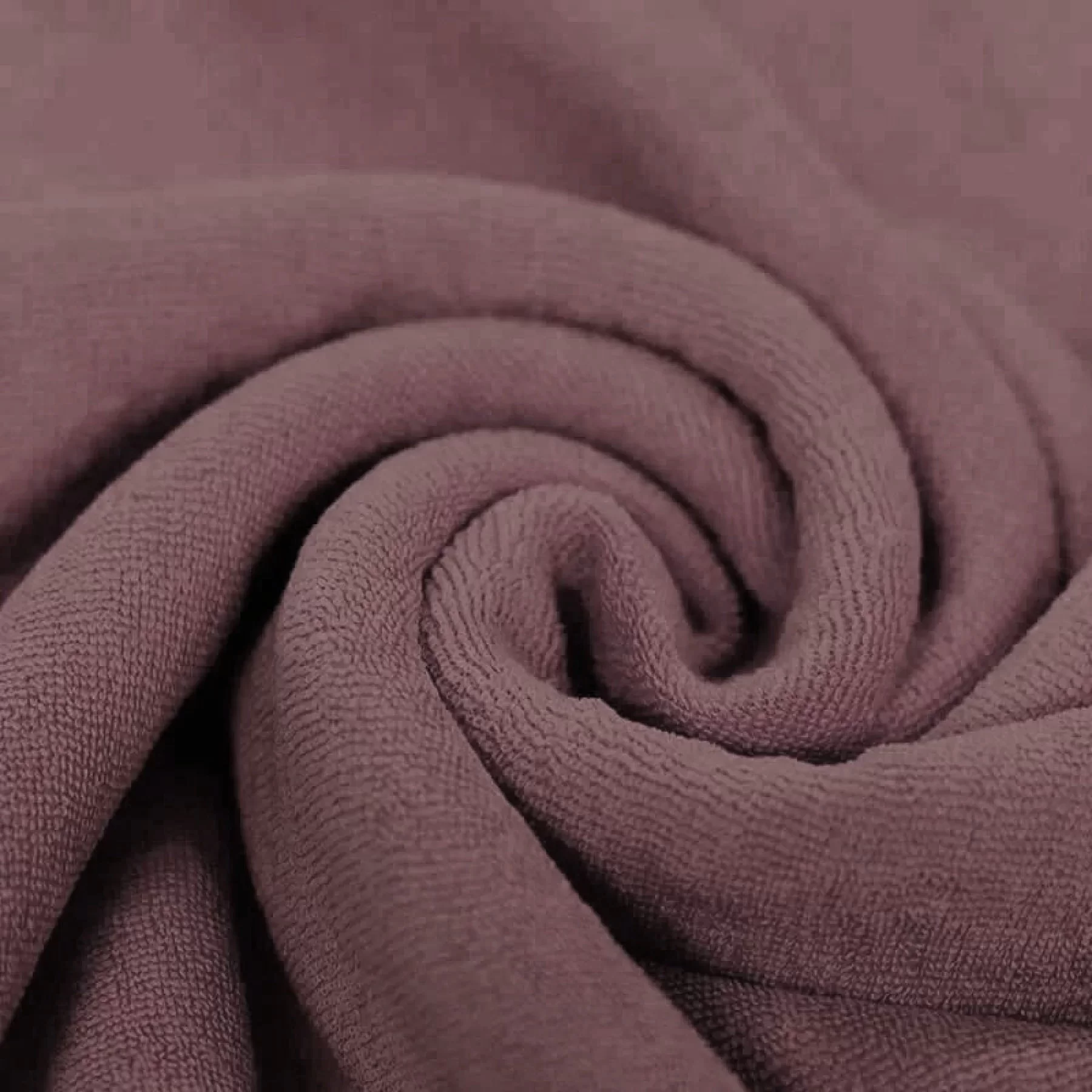 Stretch Badstof Oud Mauve