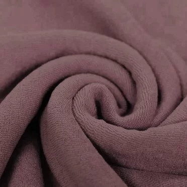 Tissu Jersey Éponge Vieux Mauve - (Tissu Jersey Éponge)