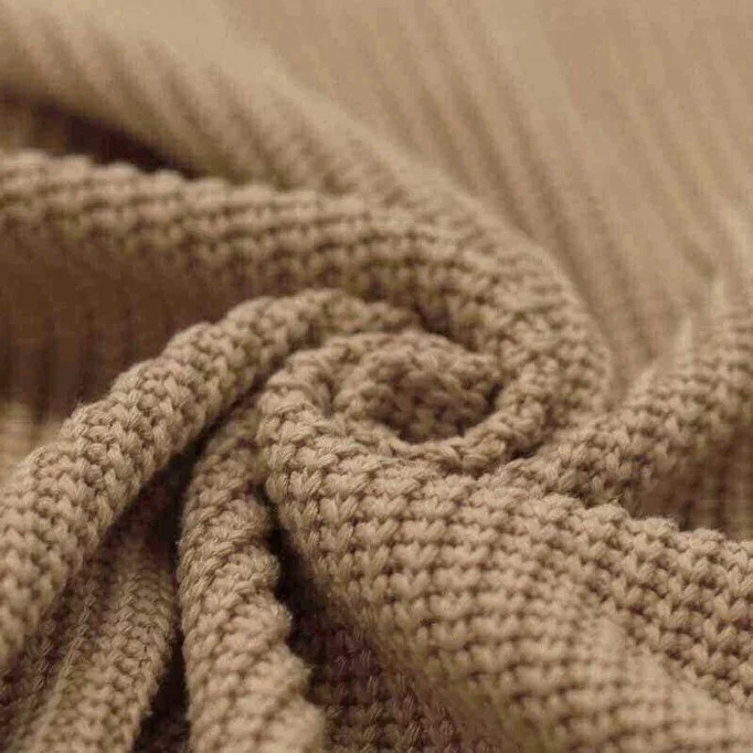 Big Knit Stof Cacao - (Decoratiestoffen)