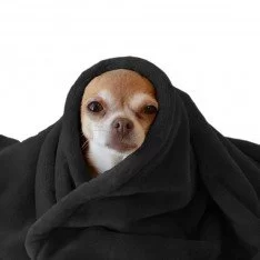 Tissu Polaire Wellness Noir