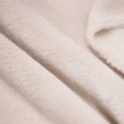 Tissu Polaire Wellness Beige Clair Tissu Polaire Wellness Beige Clair