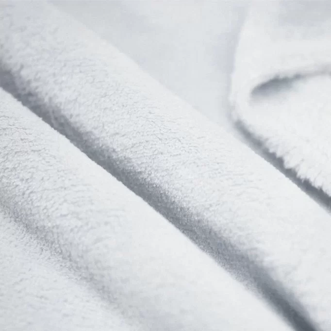 Coral Fleece White - (Fleece Fabrics)
