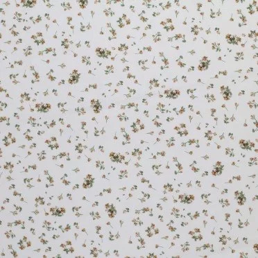 Cotton Poplin Digital Print - Beauty Flower Ecru - (Cotton Poplin Printed)
