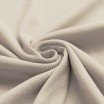 Tessuto Jersey Di Cotone Costine Beige Chiaro - (Jersey Tessuti)