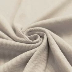 Rib Jersey Strikstof Lys Beige Rib Jersey Strikstof Lys Beige