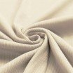 Rib Knit Jersey Fabric Natural Beige  - (Jersey Fabrics)