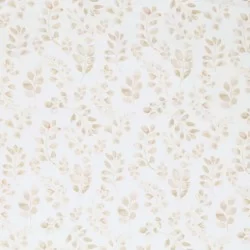 Popeline Di Cotone Stampa Digitale - Beige Fogliame Popeline Di Cotone Stampa Digitale - Beige Fogliame
