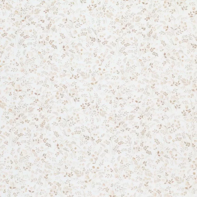 Baumwoll Popeline Digital - Beige Wildblume Baumwoll Popeline Digital - Beige Wildblume - (Baumwolle Poplin Gemustert)