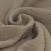 Baumwoll Musselin Stoff Taupe - (Dekostoffe)
