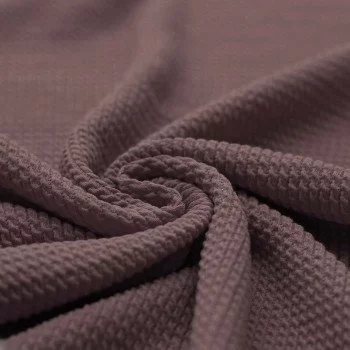 Mini Zopfmuster Jersey Stoff Dunkel Mauve Mini Zopfmuster Jersey Stoff Dunkel Mauve