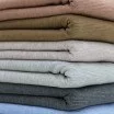 Ottoman Rib Jerseystof Mørkegrå Melange - (Ottoman Rib Jerseystoffer)