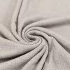 Tessuto Jersey Di Cotone Costine Beige Melange