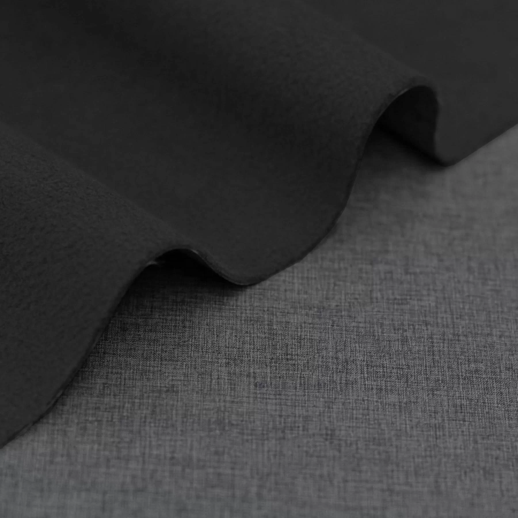Softshell Stretch Stof Donker Grijs Melange