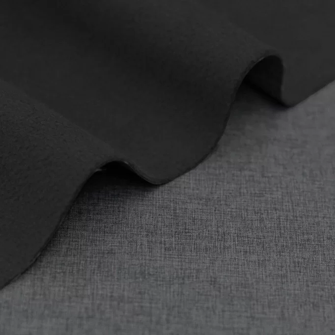 Softshell Stretch Stoff Dunkelgrau Melange - (Softshell Stoffe)