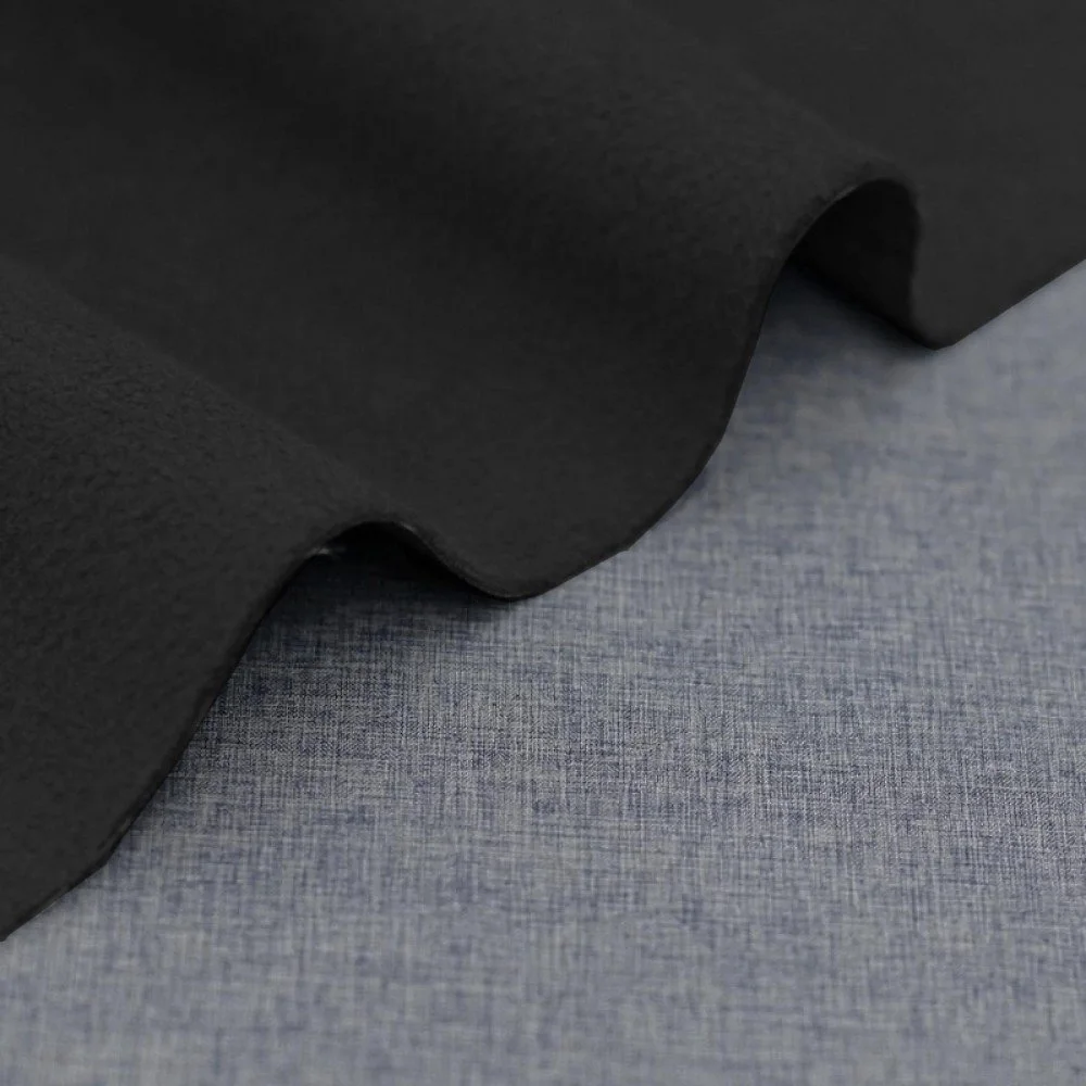 Softshell Stretch Stof Donker Jeans Melange