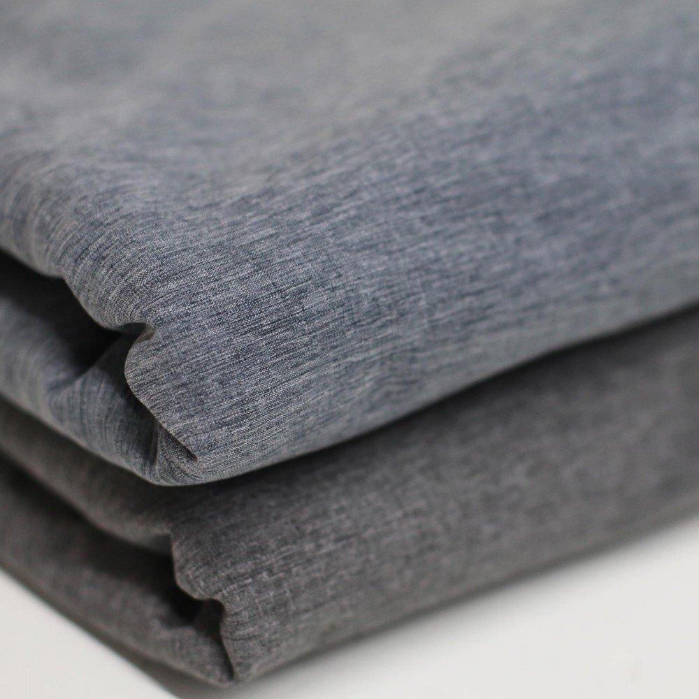 Softshell Stretch Stoff Dunkelgrau Melange Softshell Stretch Stoff Dunkelgrau Melange - (Softshell Stoffe)