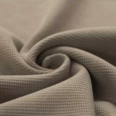 Tessuto Jersey Di Waffle Piqué Taupe Tessuto Jersey Di Waffle Piqué Taupe