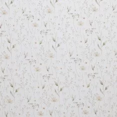 Bomuldjersey Digital Print - Natur Blomster