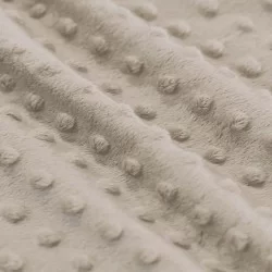 Tessuto Minky Pile Beige Scuro Tessuto Minky Pile Beige Scuro