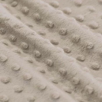 Tissu Minky Polaire Beige Foncé Tissu Minky Polaire Beige Foncé