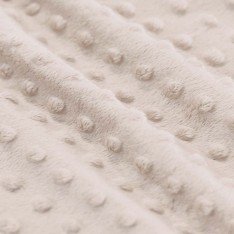 Minky Fleece Fabric Light Beige