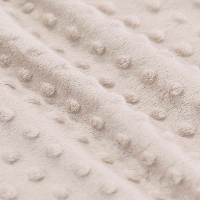 Tessuto Minky Pile Beige Chiaro - (Tessuto Minky Pile )