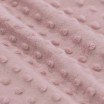 Minky Dotted Fleece Gammel Pink - (Minky Dotted Fleece)