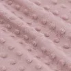 Polar Minky Kropki Stary Różowy Polar Minky Kropki Stary Różowy Tkanina Polar Minky