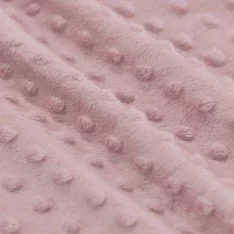 Tessuto Minky Pile Rosa Antico