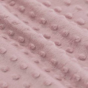 Tissu Minky Polaire Vieux Rose Tissu Minky Polaire Vieux Rose